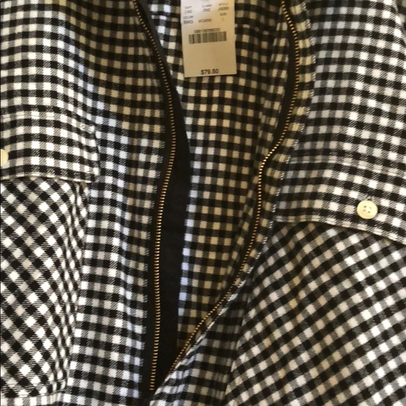 JCrew gingham Shirt jacket NEW - Picture 3 of 4
